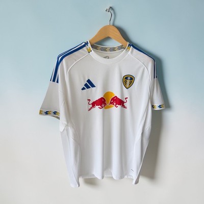 adidas Leeds United FC 2025/26 Home Jersey JI7272 White Blue Men's