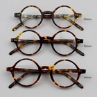 Acetate Eyeglasses Frames Thoma Reading Glasses Round Tortoise Fashion Men Women