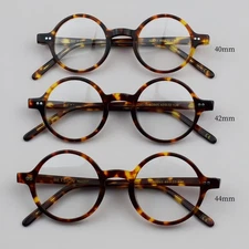 Acetate Eyeglasses Frames Thoma Reading Glasses Round Tortoise Fashion Men Women