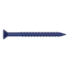 Mkt Fastening P4225sp Conset Concrete Screw, 1/4" Dia., Flat, 2 1/4 In L, Steel