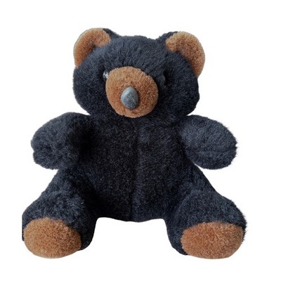 Wacky Bear Factory Black Bear Plush Stuffed Animal Toy 2000 Vintage