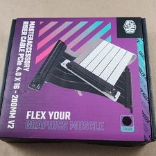 Cooler Master Master Accessory Riser Cable PCIe 4.0 X 16 200mm V2 Black