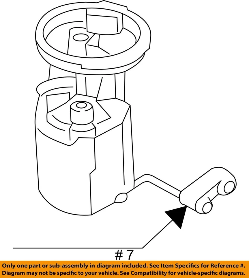 Fuel Pump Assembly Tank Mounted Fits 15-19 GOLF 5211369 Foto 4 de 4