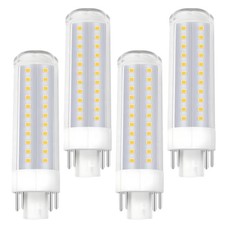 G24Q LED Bypass GX24 4-Pin Base LED Bulb 10W 120V Natural White 4000K 4-Count