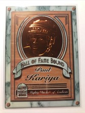 Paul Kariya 2000-01 Crown Royale #1 HALL OF FAME BOUND Insert SP DUCKS