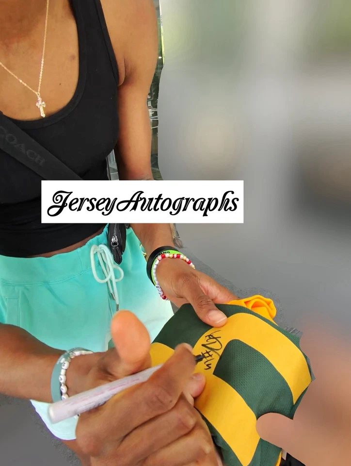 Dominique Malonga Autographed/Signed Seattle Storm Jersey Exact Proof! France - Image 4 of 4