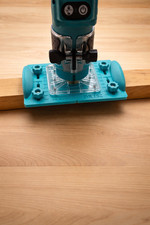 Makita DRT52 router Base Jig for making mortises / slot mortise / grooves