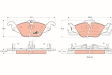 Bremsbeläge für Opel Astra G CC Limo Coupe Cabrio Classic Caravan Zafira 98-09