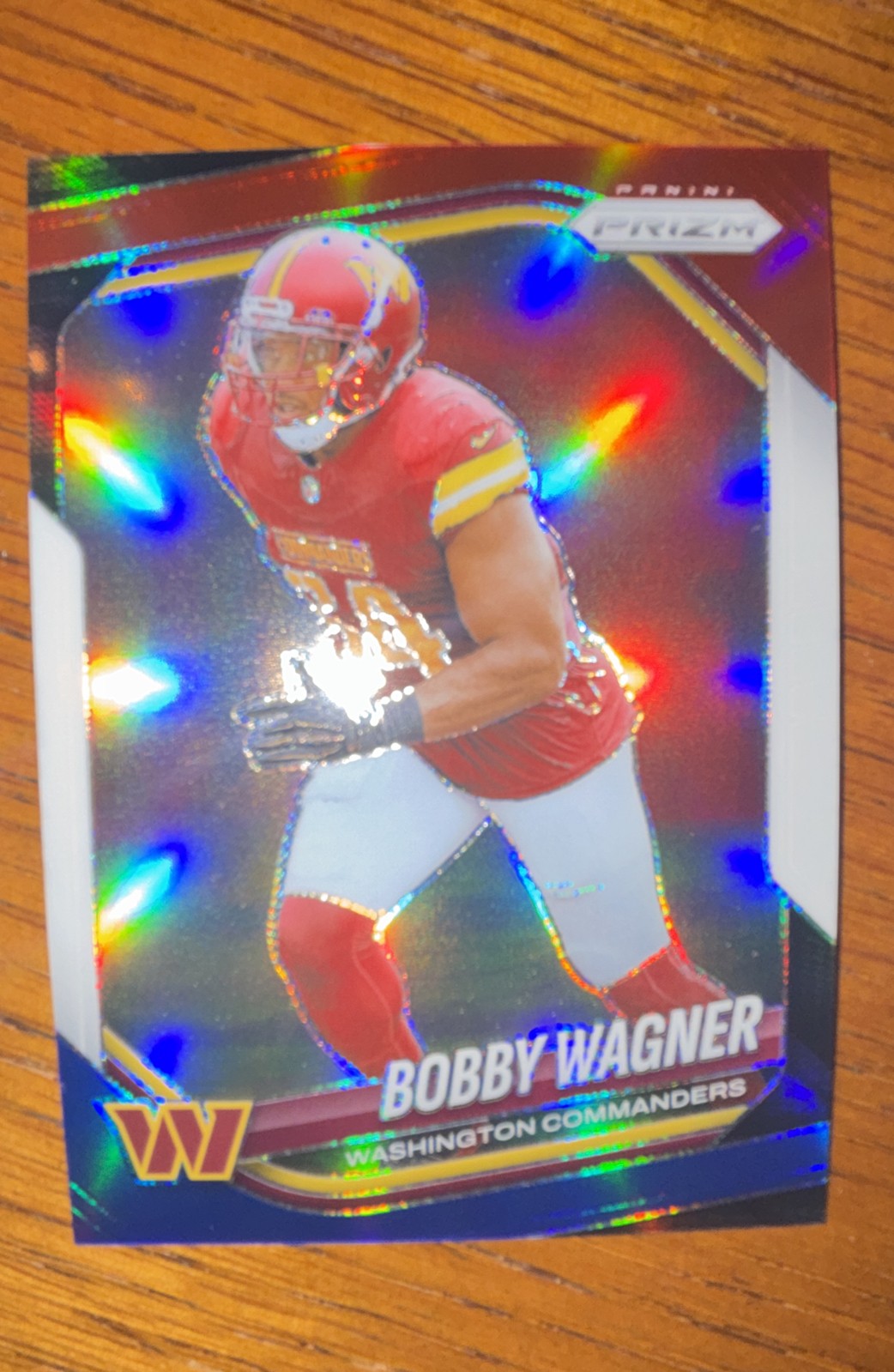 2025 Panini Prizm - Bobby Wagner #261 Red White & Blue Prizm