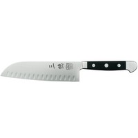 GüDe Santoku Messer 18 Cm Kullenschliff-Klinge Kochmesser Handgeschmiedet Alpha
