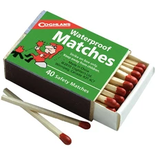 Coghlan's Waterproof Matches, 4 Boxes (160 pcs), Emergency Safety Fire Starter
