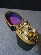 Antique Sewing Necessary Box Antique 19th Century 19th Century Chisel Bottle Tool