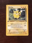Pokemon TCG Jungle Duelist Pikachu Gold W Stamp 60/64 1st Edition WOTC Promo Lp