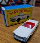 Vintage Matchbox Series No.27 Mercedes-Benz 230SL Convertible White Boxed Lesney