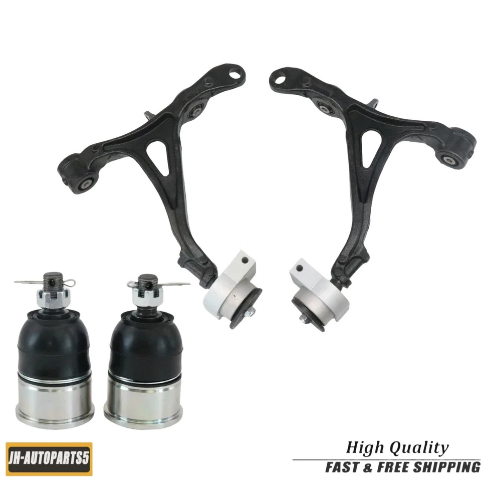 Fits 2009-2014 ACURA TL 4Pcs Front Lower Control Arms+ Lower Ball Joints - Imagem 2 de 4