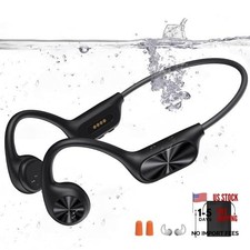 Swimming Headphones,Bone Conduction Headphones Bluetooth 5.4,IPX8 Black