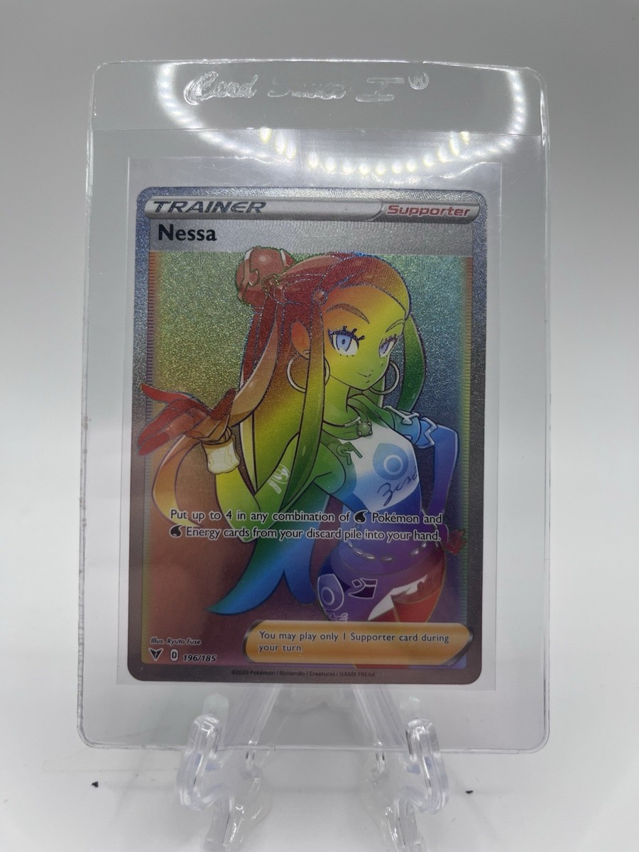 Pokmon TCG Nessa 196/185 Vivid Voltage Rainbow Secret Rare Pokmon TCG Nessa 196/185 Vivid Voltage Rainbow Secret Rare