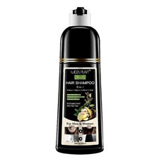 BNM 3 in 1 Hair Dye Shampoo Instant Gray Coverage Herbal 200mL Men Women-USA