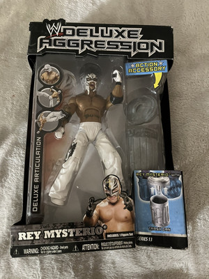 wwe deluxe aggression rey mysterio white mask