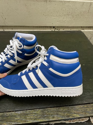 #ad Adidas Top Ten Hi Blue White Retro Basketball Sneakers Men’s US 10 $50.99