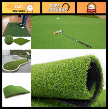 Indoor/Outdoor Golf Putting Green 5FT x 10FT - Synthetic Turf Training Mat for S