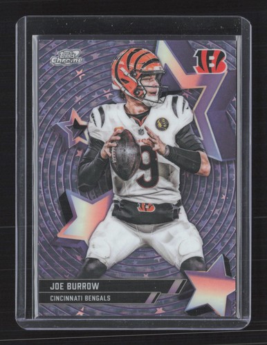 Joe Burrow #SF-12 2025 Topps Cosmic Chrome StarFractor card