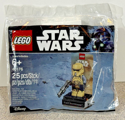 Lego Scarif Stormtrooper polybag 40176 Star Wars Minifigure Rogue One w/Baster