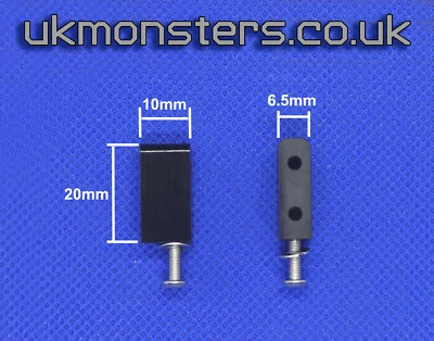 UKMonsters Delrin Servo Mounting Posts x 2