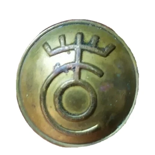ANTIGUO BOTÓN DE CASA NOBLE NOBILIARIO O DE GANADERÍA A CLASIFICAR 25mm - Imagen 1 de 4