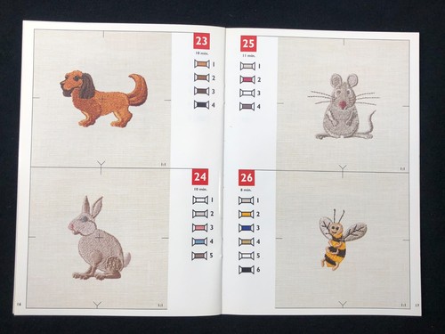 Animals Embroidery Designs Disk #8 fits Husqvarna Viking Designer 1 Machine - Picture 6 of 12