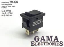 Mini 10 Amp Rocker Switch 3 Position Single Pole Double Throw On-Off-On