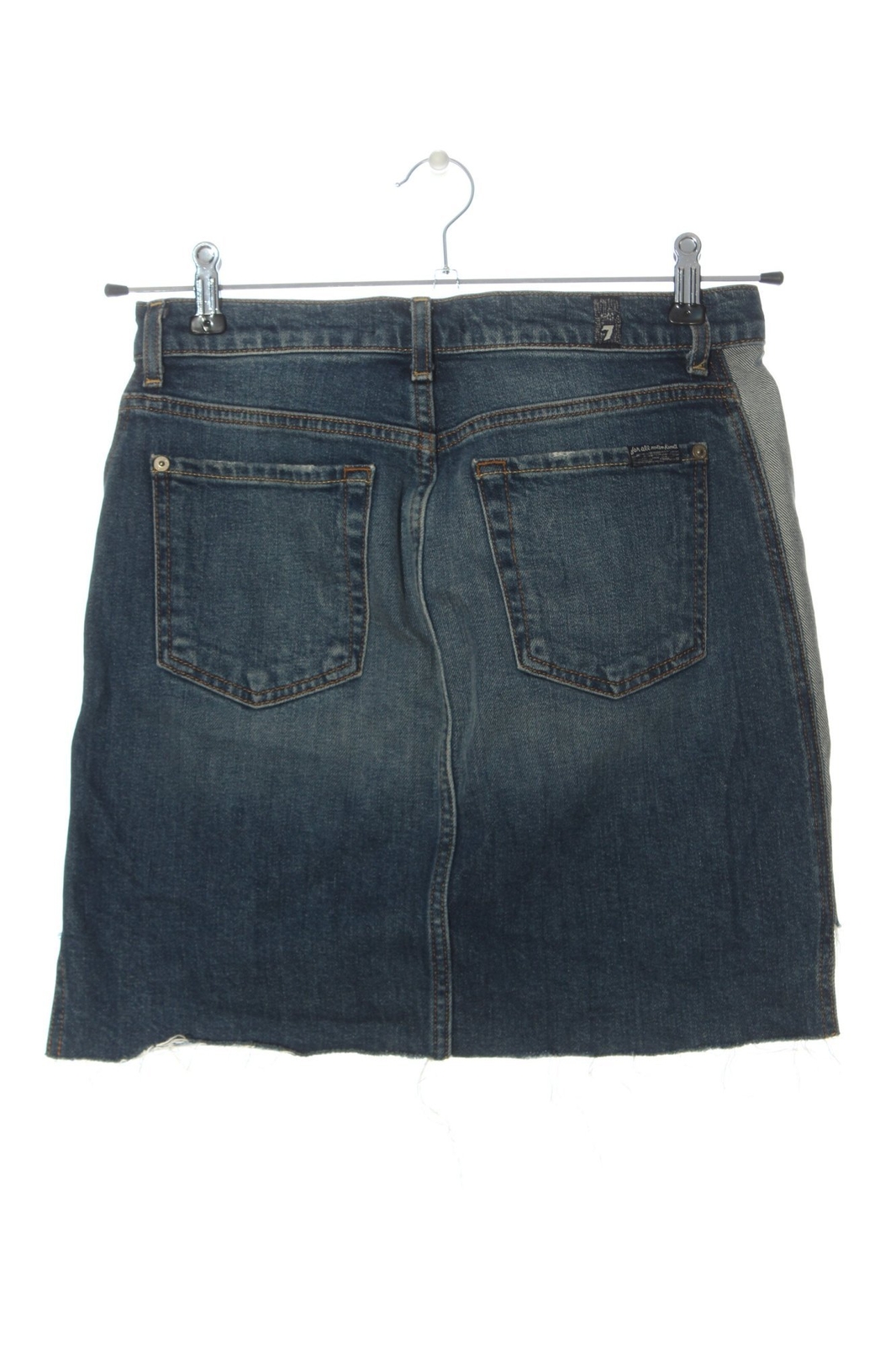 Jupe En Jean Zara – Taille 40 – Crème – Taille Haute – Occasion