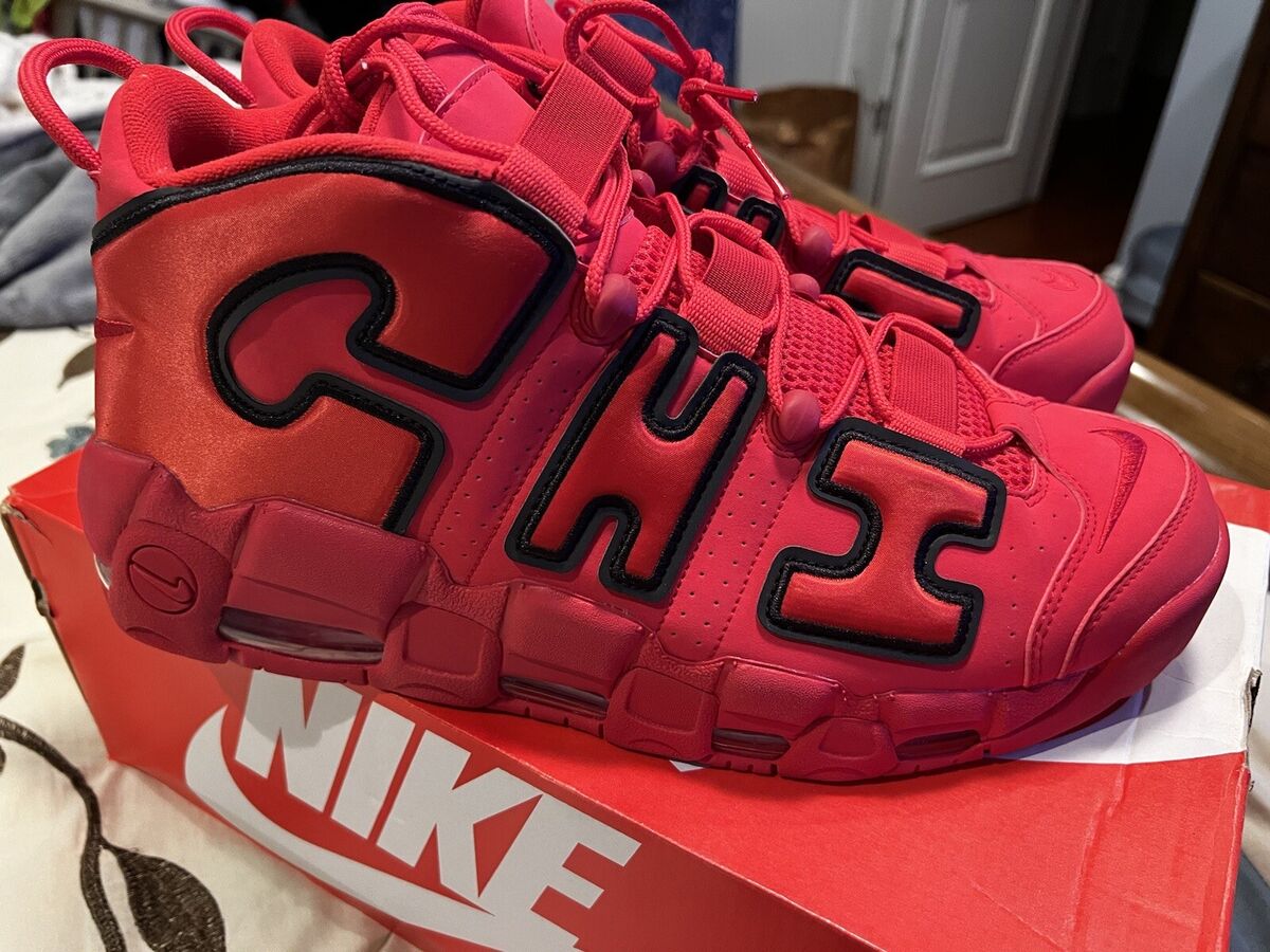 NIKE AIR MORE UPTEMPO CHI CHICAGO QS UNIVERSITY RED AJ3138 NIKE AIR MORE UPTEMPO CHI CHICAGO QS UNIVERSITY RED AJ3138