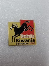 Kiwanis International Nashville Convention 2009 Tennessee Enamel Horse Pin