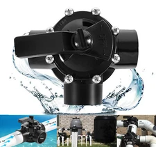 4715 3Way 1-1/2 to 2" Positive Seal NeverLube Valve Fits Jandy Pool, Spa System