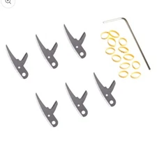 Swhacker Replacement Blades Kit Levi Morgan 2-Blade 100 Grain Curved - SWH00265
