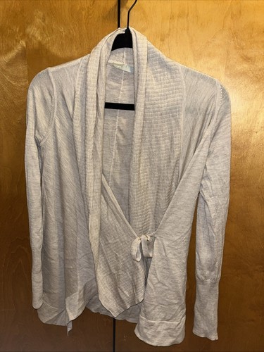VINCE. Women’s Cashmere & Wool Wrap Cardigan Size S Tie Side Asymmetric Hem