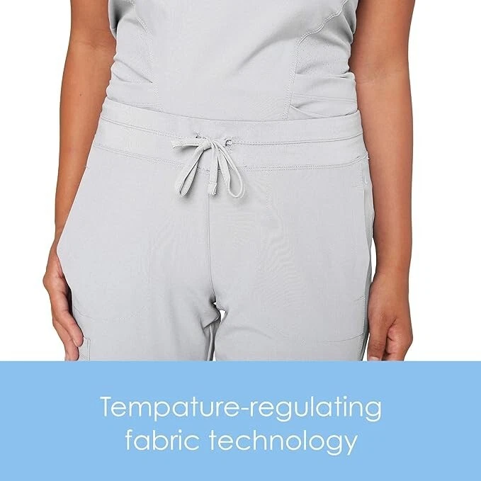 Barco один женщин белый скрабы карман вязаный пояс брюки плюс 5XL Snap ноги - Изображение 4 из 4