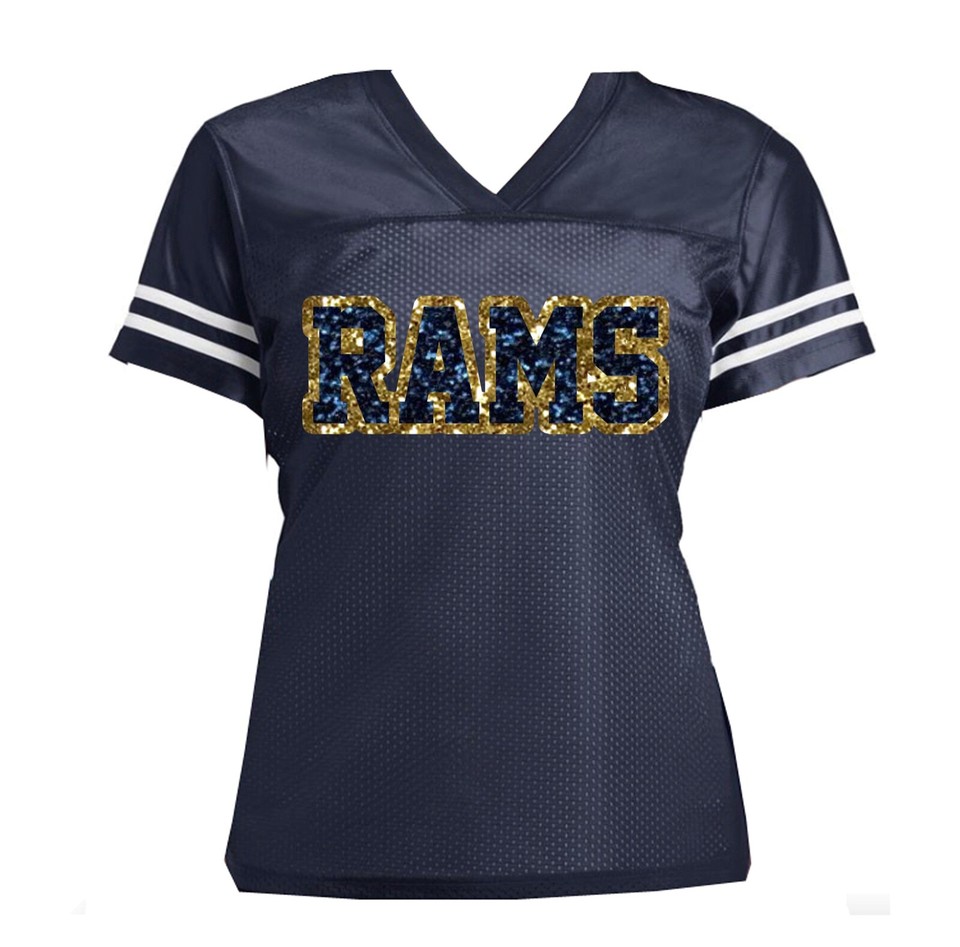 New Rams Glitter Jersey Shirt, Los Angeles, Small Medium Large XL 2XL ...