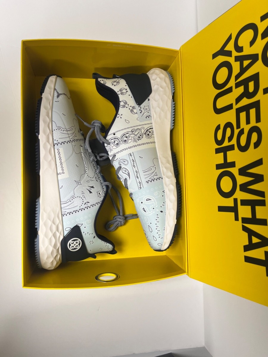 G/FORE ジーフォア ゴルフシューズ BANDANA PRINT MG4+ NIB Size 13.5 Men G/FORE MG4+ Sky Bandana Print Golf Shoes