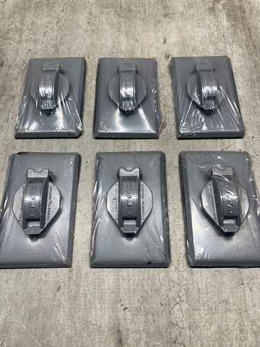 NEW! [Qty-6!] BELL 5155-0 Single Lift Device Covers (Wet Location) FAST SHIPPING - Picture 1 of 6