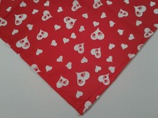 Buster Brown Dog Bandanas, Valentine, Hearts, Paw Prints, XS, M, L