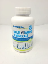 NutriBiotic Essentials Multi Vitamins & Minerals 180 Capsules Exp 07/2025 - New