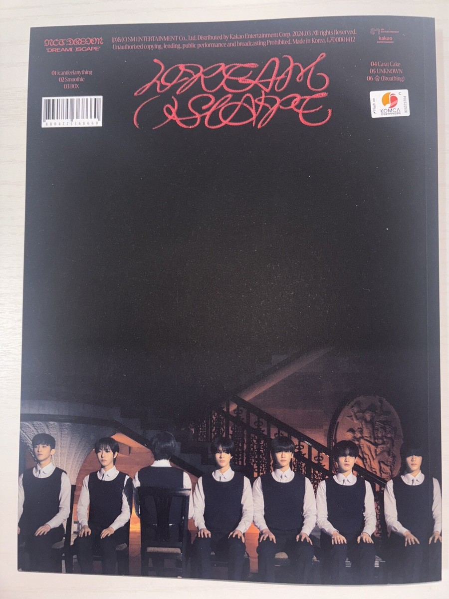 NCT DREAM [DREAM()SCAPE] All Member Autographed Signed Album NCT