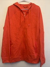All in motion men’s full zip hoodie, XL, orange NWT
