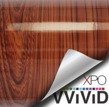 Vvivid Gloss Red Cedar Wood Vinyl Wrap Architectural Film V115
