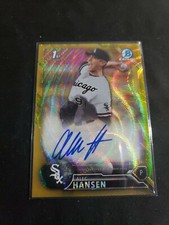 2016 Bowman Chrome Alec Hansen Gold Wave 48/50 1st Bowman Auto #CDA-AH