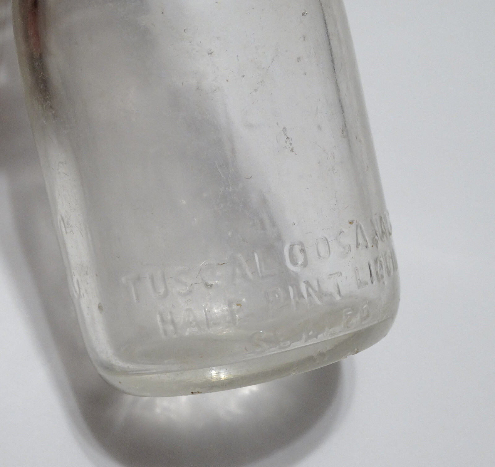 Tuscaloosa AL DAIRY Bottle PERRY Half Pint