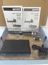 Gemini Uhf-116m 16 Channel Wireless Uhf System With Box & Manual