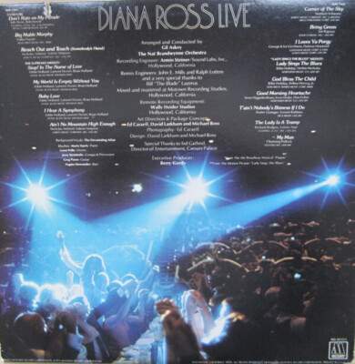 Diana Ross - Diana Ross Live At Caesars Palace - Motown - M6-801S1